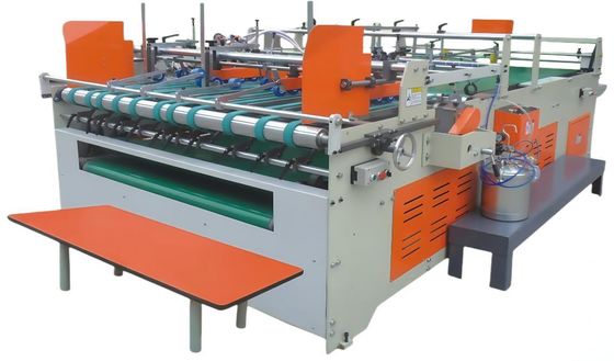 Máquina de colagem de pasta semiautomática Solução eficiente de dobragem e colagem de cartão