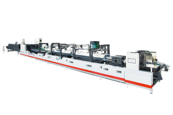 qualidade  High Speed Automatic Folding Gluing Machine 18.5KW 0 - 500M/min JH-650PC fábrica