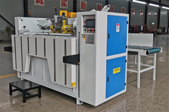 Máquina de costura de caixa semi-automática Single / Double / Tie Costura para uma folha