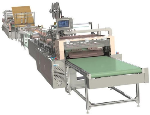 Máquina de fabricação de sacos de papel de honeycomb corrugado 380V 25KW YNFWD-650