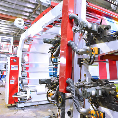 10 - 80m/min Equipamento de impressão Flexo 23KW Máquina de impressão Flexo 8 cores