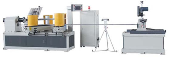 Linha de produção de tubos de papel de duas cabeças tipo 3 - 12 camadas 11 kW TSJG-150