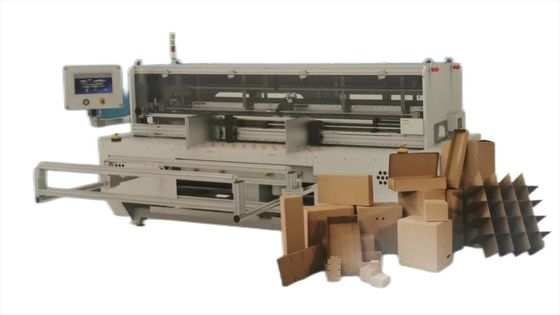 Máquina de fabricação de caixa corrugada automática multifuncional de passagem única de baixo consumo