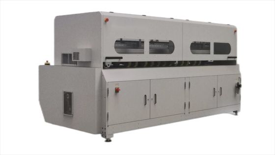Máquina de fabricação de caixa corrugada automática multifuncional de passagem única de baixo consumo