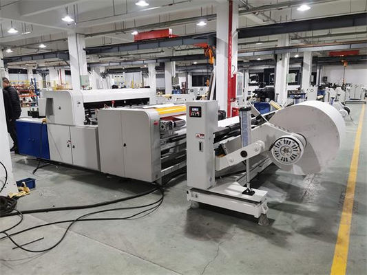 50 - 200 vezes/min Corte de papel industrial Corte de folhas de papel de controlo de tensão automático