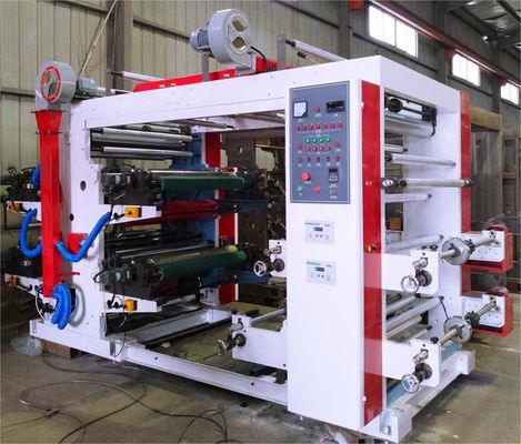 Máquina automática de impressão flexográfica de 4 cores de 21 kW Equipamento de impressão flexográfica