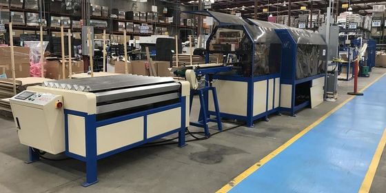 Máquina de proteção de borda de papel simétrica e assimétrica L Tamanho 30-110 mm com velocidade máxima de 70 m/min