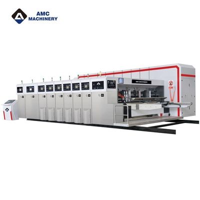 Caixa de cartão ondulado Flexoprinter Slotter Die Cutter PLC Control CE homologado
