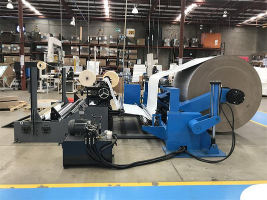 80gm - 600gm Máquina de reconduzir de corte de papel para produção de protetores de bordas
