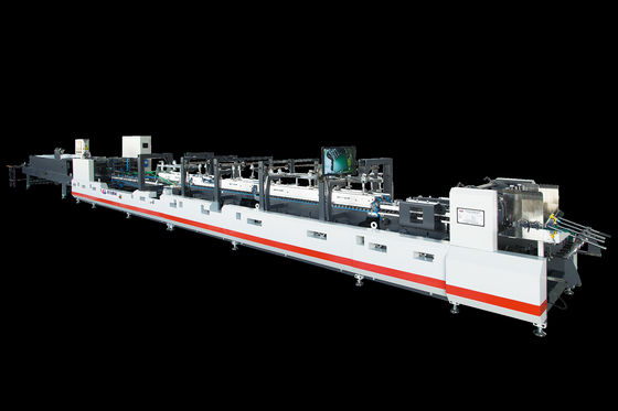 Gluer de folha de caixa corrugada totalmente automática de alta velocidade 500M/min JH-650PC-J